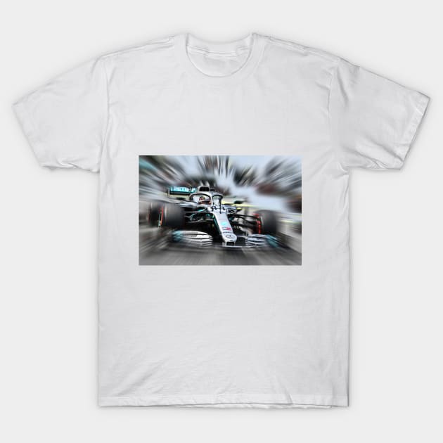 Lewis Hamilton World Champion 2008 - 2014 - 2015 - 2017 - 2018 - 2019 - 2020 T-Shirt by DeVerviers